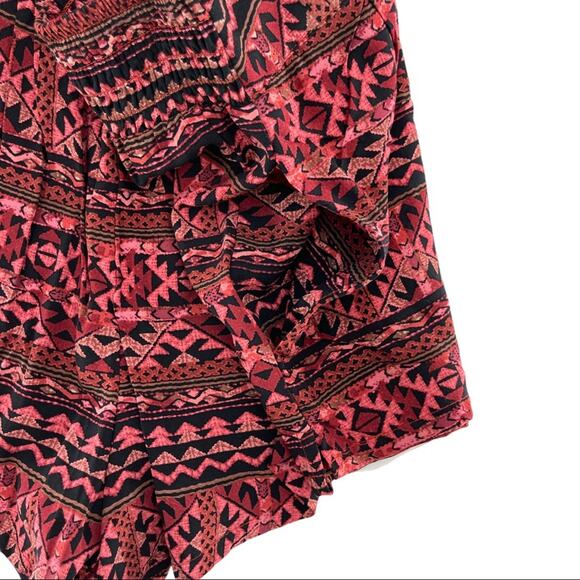 Forever 21 Womens Printed Boho Festival Summer Shorts Size M - Picture 2 of 7